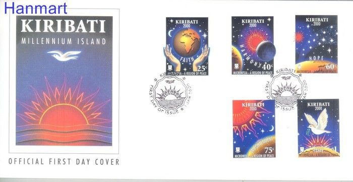 Znaczek Kiribati 2000 Mi 814-818 FDC