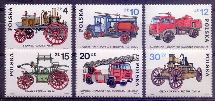 Znaczek Polska 1985 Mi 2961-2966 Fi 2813-2818 Czyste **