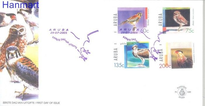 Znaczek Aruba 2005 Mi 354-357 FDC
