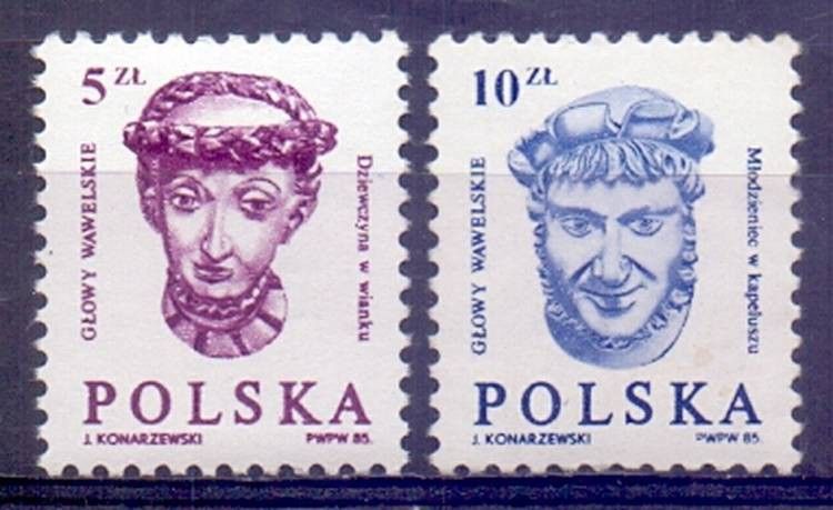 Znaczek Polska 1985 Mi 2986-2987 Fi 2838-2839 Czyste **