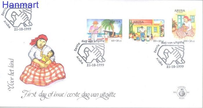 Znaczek Aruba 1999 Mi 244-246 FDC