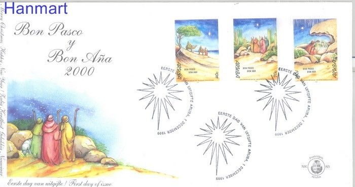Znaczek Aruba 1999 Mi 247-249 FDC