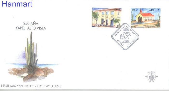 Znaczek Aruba 2000 Mi 256-257 FDC