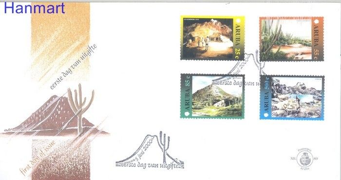Znaczek Aruba 2000 Mi 258-261 FDC