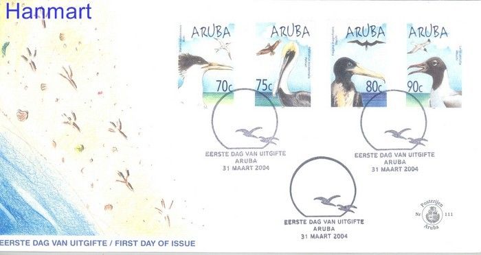 Znaczek Aruba 2004 Mi 323-326 FDC