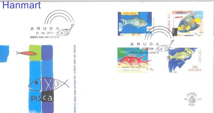 Znaczek Aruba 2004 Mi 327-330 FDC