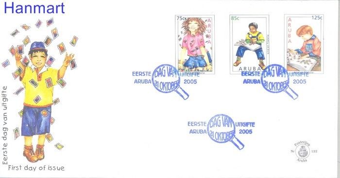 Znaczek Aruba 2005 Mi 362-364 FDC
