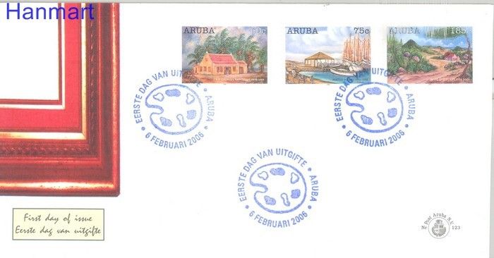Znaczek Aruba 2006 Mi 365-367 FDC