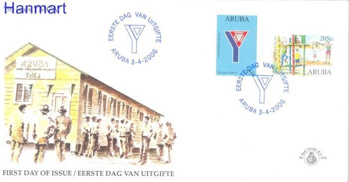 Znaczek Aruba 2006 Mi 368-369 FDC