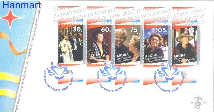 Znaczek Aruba 2005 Mi bl3 FDC