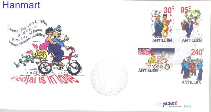 Znaczek Antyle Holenderskie 2003 Mi 1208-1211 FDC