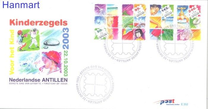 Znaczek Antyle Holenderskie 2003 Mi 1248-1251 FDC