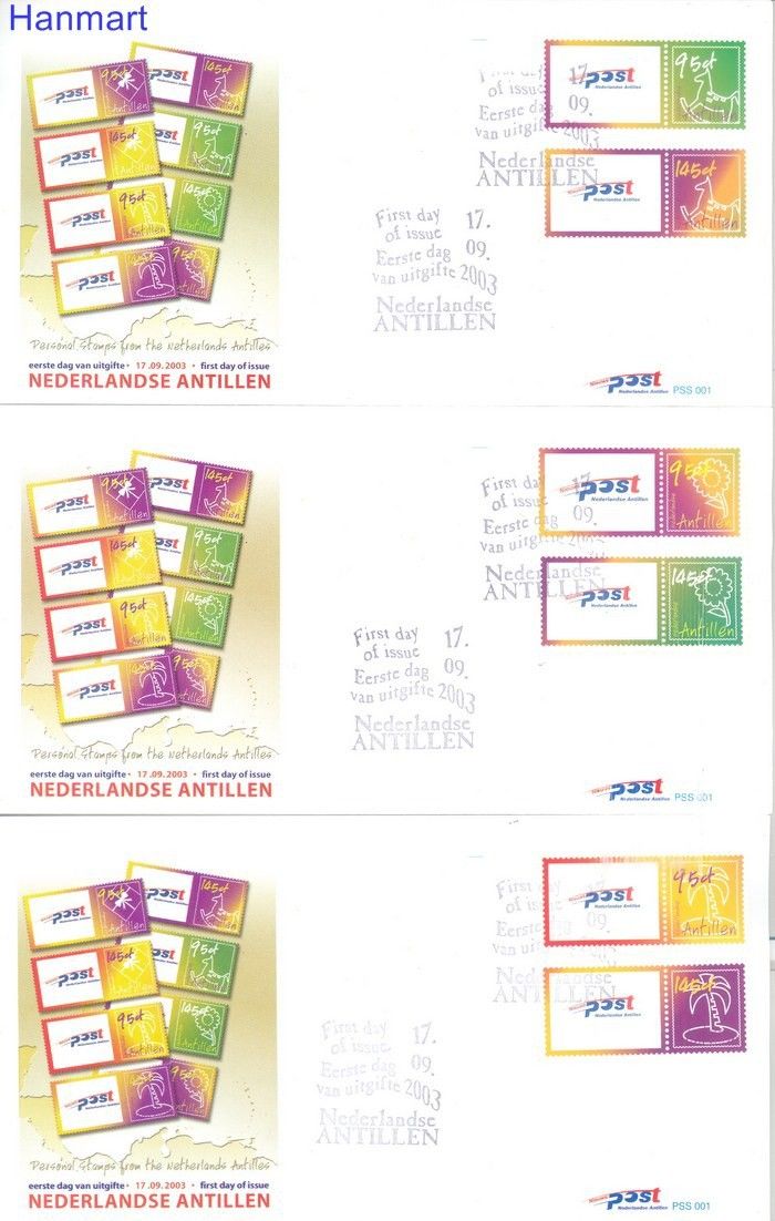 Znaczek Antyle Holenderskie 2003 Mi 1224-1235 FDC