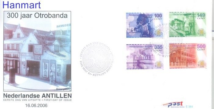 Znaczek Antyle Holenderskie 2006 Mi 1457-1460a FDC