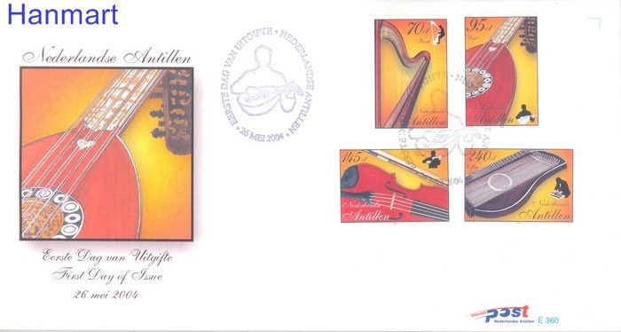 Znaczek Antyle Holenderskie 2004 Mi 1295-1298 FDC