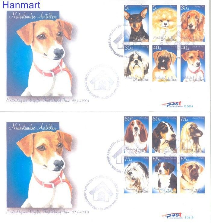 Znaczek Antyle Holenderskie 2004 Mi 1299-1310 FDC