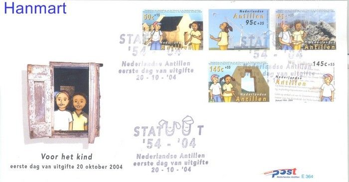 Znaczek Antyle Holenderskie 2004 Mi 1344-1348 FDC