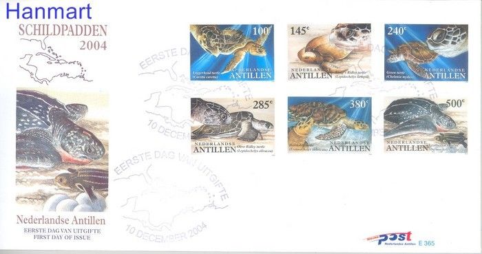 Znaczek Antyle Holenderskie 2004 Mi 1349-1354 FDC