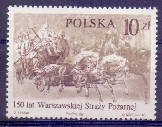Znaczek Polska 1986 Mi 3026 Fi 2878 Czyste **