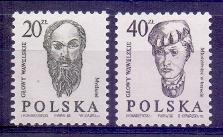 Znaczek Polska 1986 Mi 3036-3037 Fi 2888-2889 Czyste **