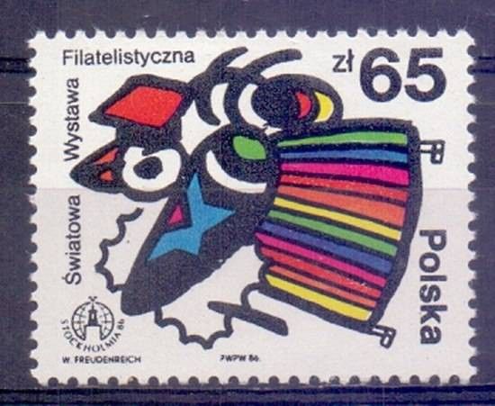 Znaczek Polska 1986 Mi 3048 Fi 2900 Czyste **