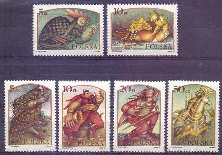 Polska 1986 Mi 3052-3057 Fi 2904-2909 Czyste **