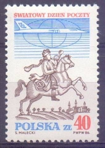 Znaczek Polska 1986 Mi 3051 Fi 2903 Czyste **
