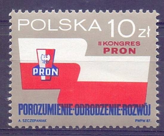 Znaczek Polska 1987 Mi 3091 Fi 2943 Czyste **