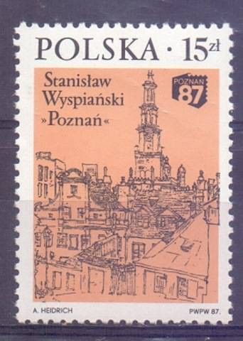 Znaczek Polska 1987 Mi 3105 Fi 2957 Czyste **