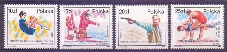 Znaczek Polska 1987 Mi 3118-3121 Fi 2970-2973 Czyste **