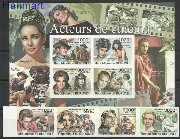 Znaczek Burundi 2011 Mi 2162-2165B+bl175B Czyste **