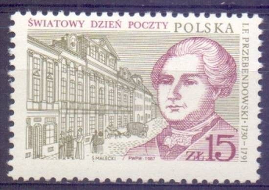 Znaczek Polska 1987 Mi 3123 Fi 2975 Czyste **