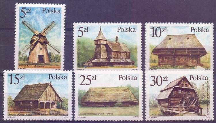 Znaczek Polska 1986 Mi 3060-3065 Fi 2912-2917 Czyste **