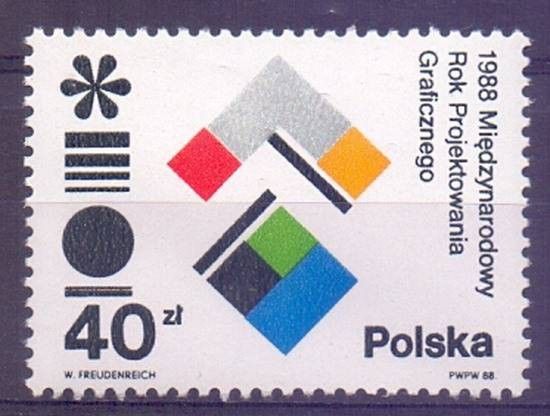Znaczek Polska 1988 Mi 3141 Fi 2993 Czyste **