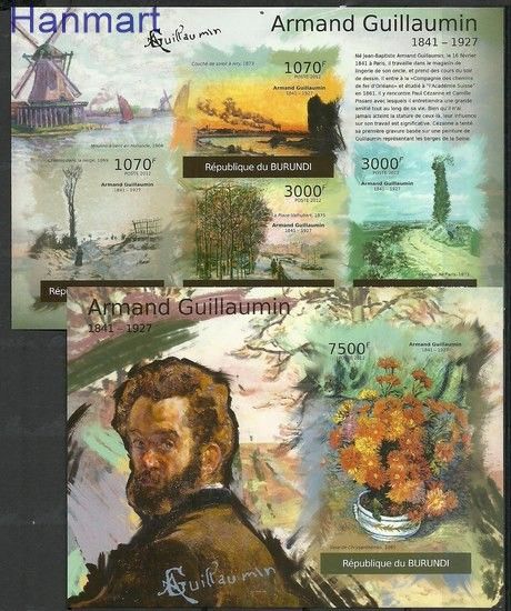 Znaczek Burundi 2012 Mi ark2363-2366B+bl208B Czyste **