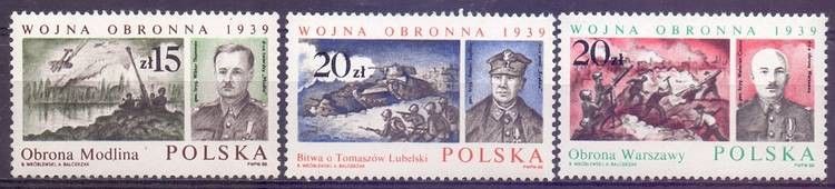 Znaczek Polska 1988 Mi 3159-3161 Fi 3011-3013 Czyste **