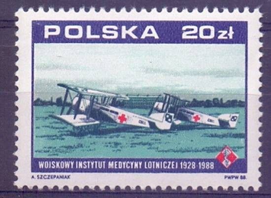 Znaczek Polska 1988 Mi 3164 Fi 3019 Czyste **