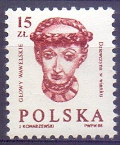 Znaczek Polska 1988 Mi 3168 Fi 3015 Czyste **