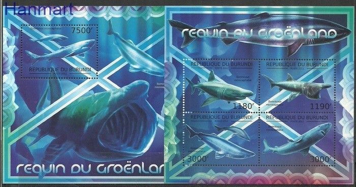 Znaczek Burundi 2012 Mi ark2635-2638+bl251 Czyste **