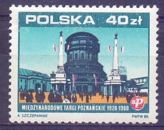 Znaczek Polska 1988 Mi 3183 Fi 3035 Czyste **