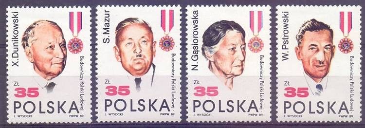 Znaczek Polska 1989 Mi 3207-3210 Fi 3058-3061 Czyste **