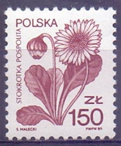 Znaczek Polska 1989 Mi 3235 Fi 3087 Czyste **