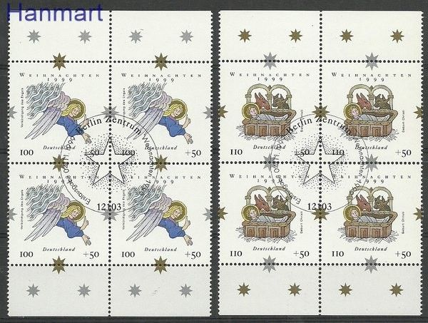Znaczek Niemcy 1999 Mi 2084-2085 Stemplowane