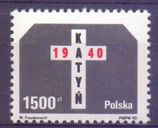 Znaczek Polska 1990 Mi 3272 Fi 3126 Czyste **