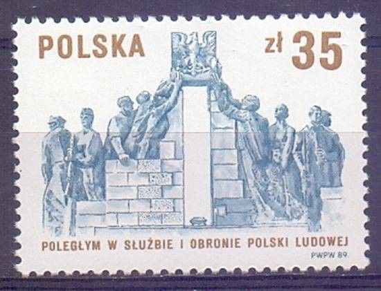 Znaczek Polska 1989 Mi 3211 Fi 3063 Czyste **