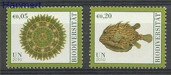 Znaczek Narody Zjednoczone Wiedeń 2010 Mi 643-644 Czyste **