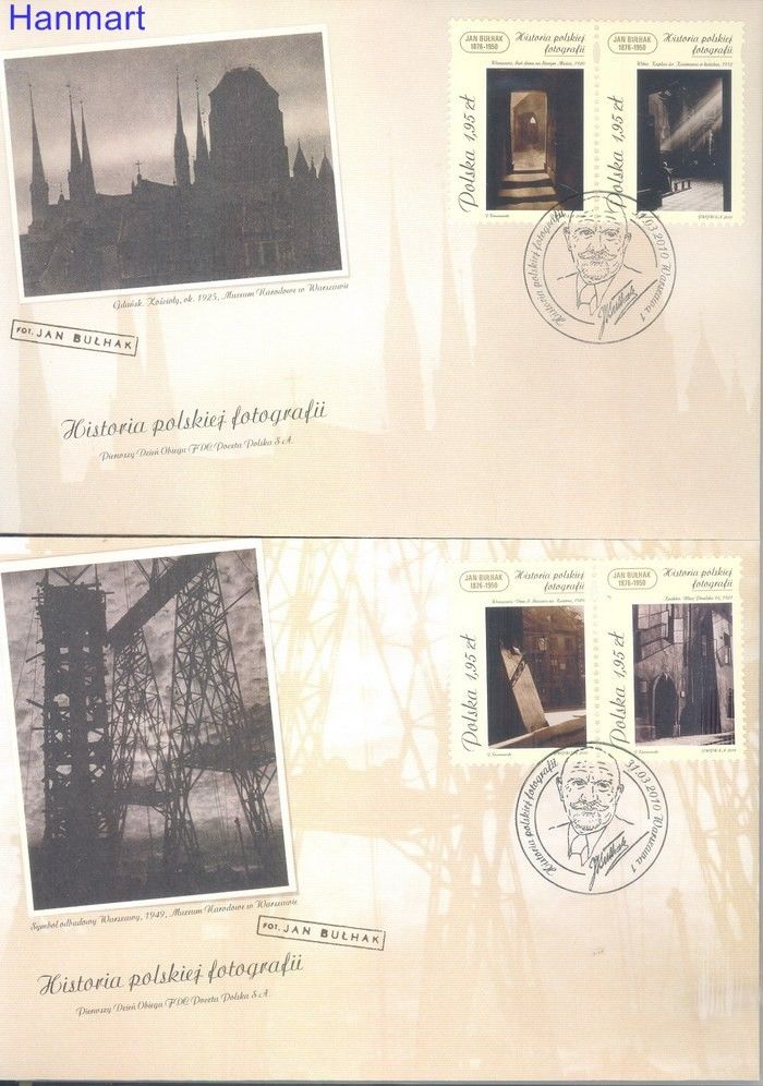 Znaczek Polska 2010 Mi 4476-4479 Fi 4326-4329 FDC