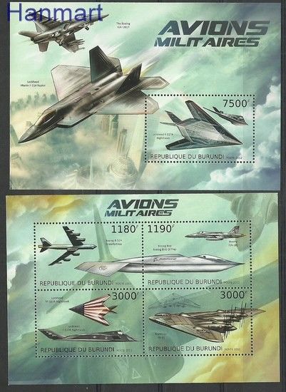 Znaczek Burundi 2012 Mi ark2958-2961+bl316 Czyste **