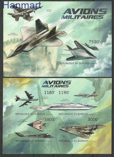 Znaczek Burundi 2012 Mi ark2958-2961B+bl316B Czyste **