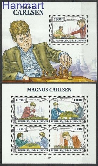 Znaczek Burundi 2013 Mi ark3138-3141+bl352 Czyste **